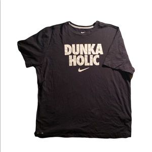 Vintage Nike Dri-Fit Dunkaholic Basketball Tee